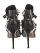 Valentino Barocco Print Leather Moto Boots