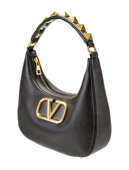 Valentino Leather Sign Hobo