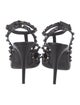 Valentino Rockstud Accents Leather T-Strap Pumps