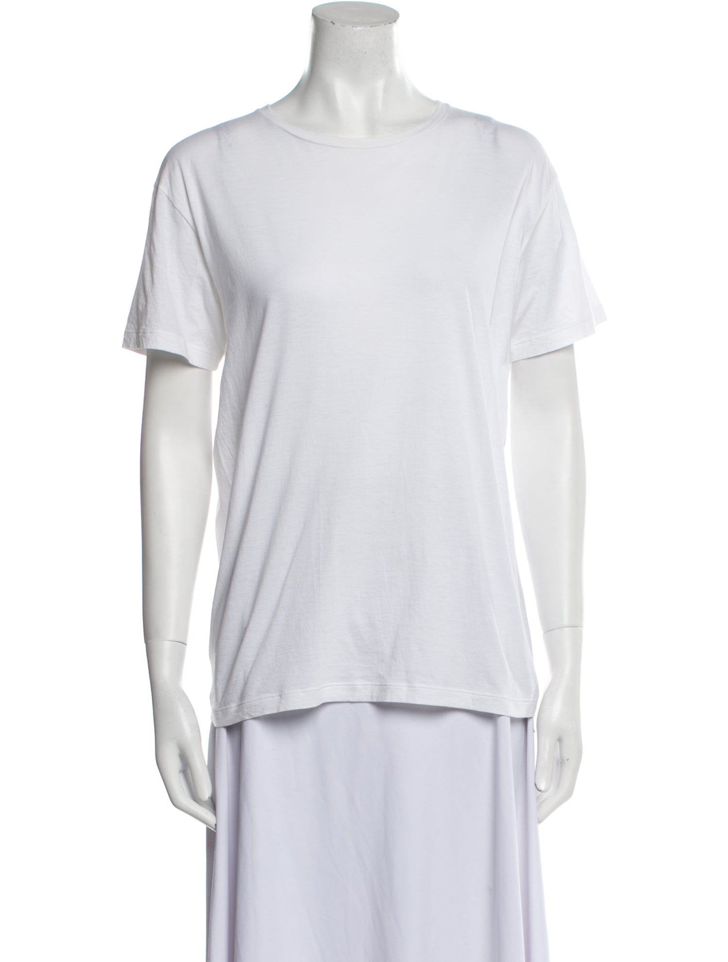 Valentino Rockstud Accents Scoop Neck T-Shirt