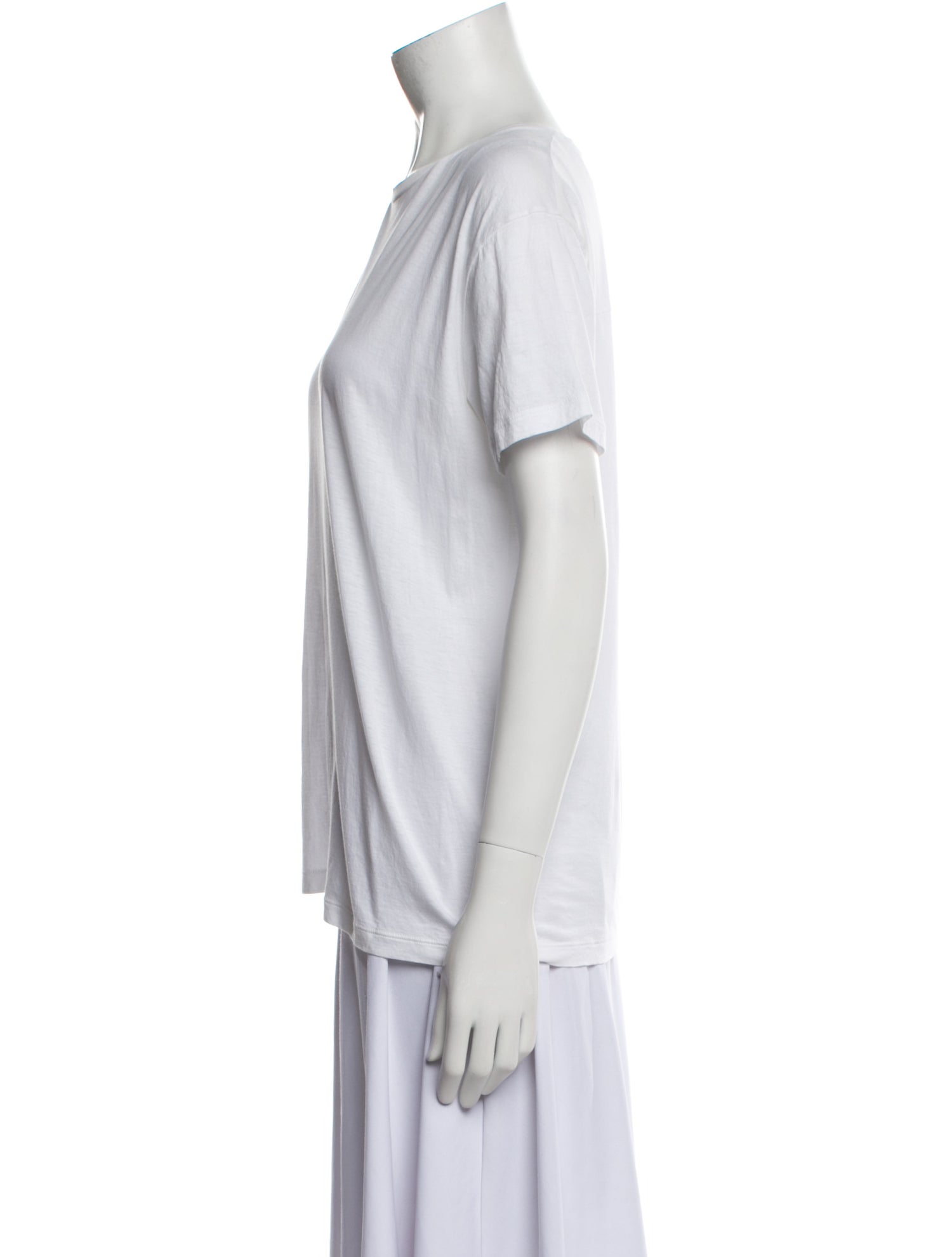 Valentino Rockstud Accents Scoop Neck T-Shirt