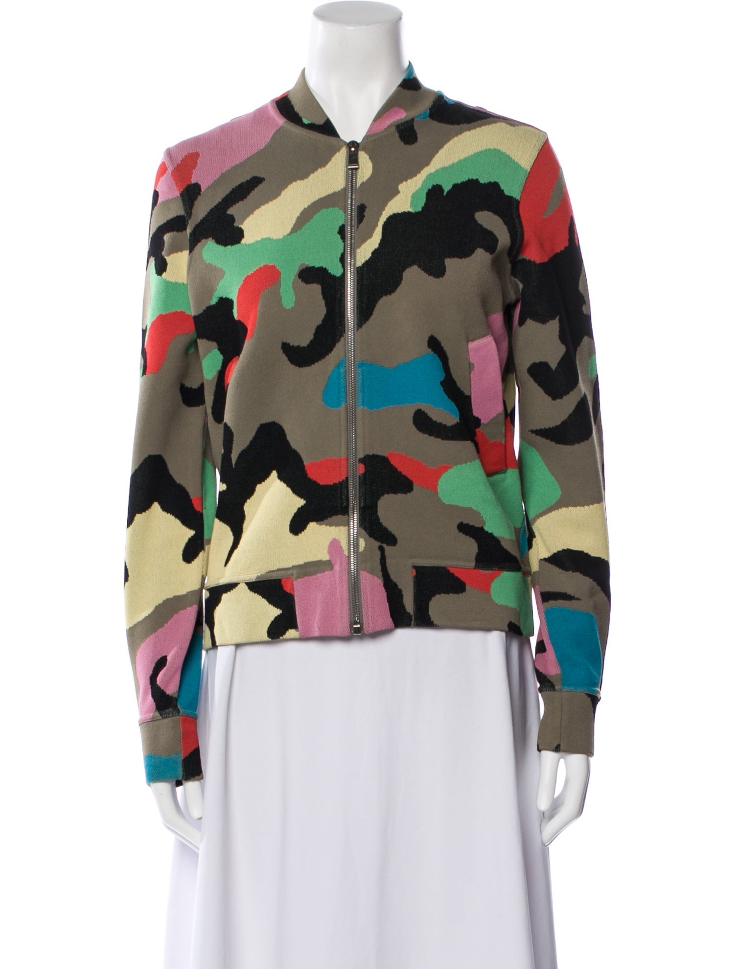 Valentino Camouflage Print Jacket