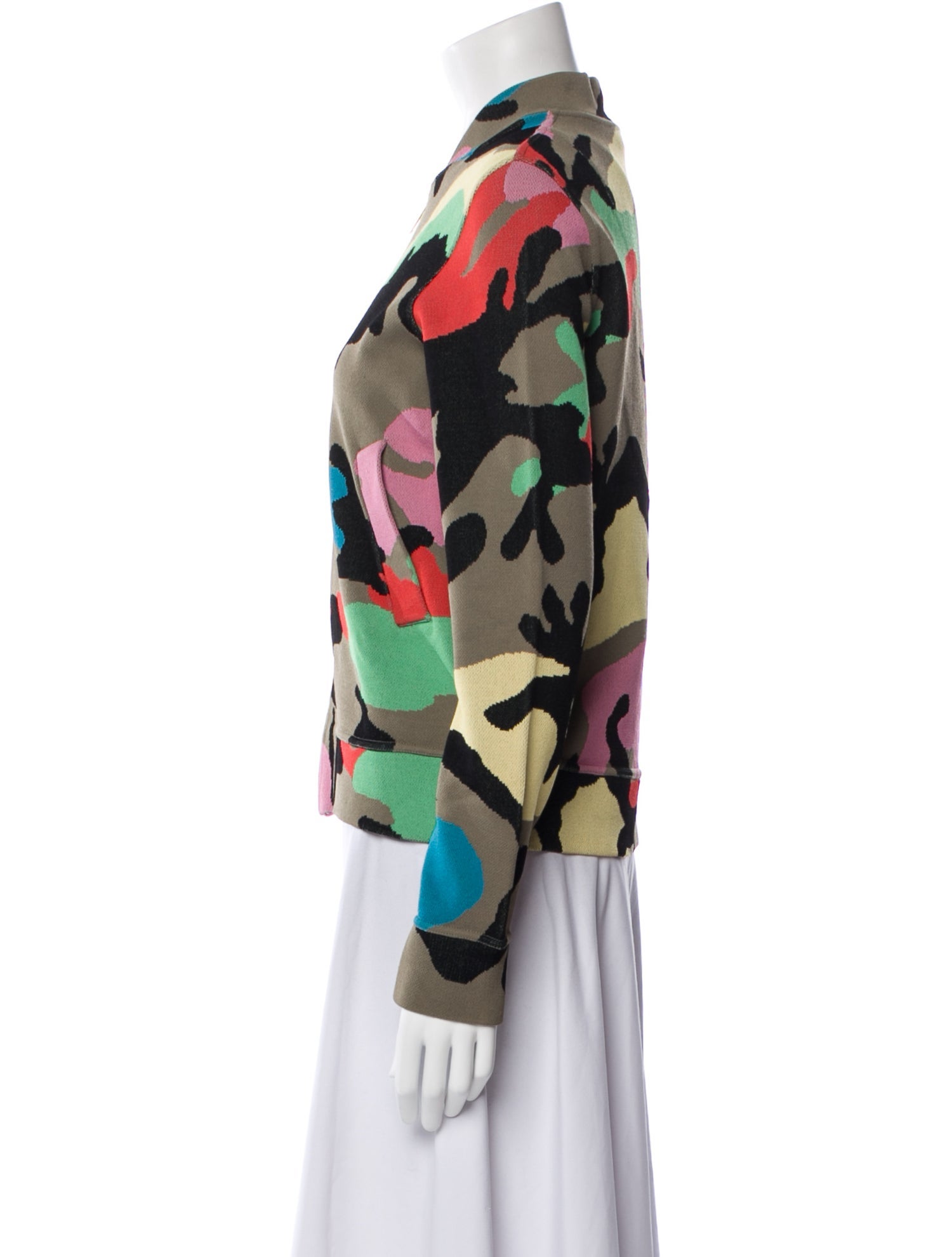 Valentino Camouflage Print Jacket