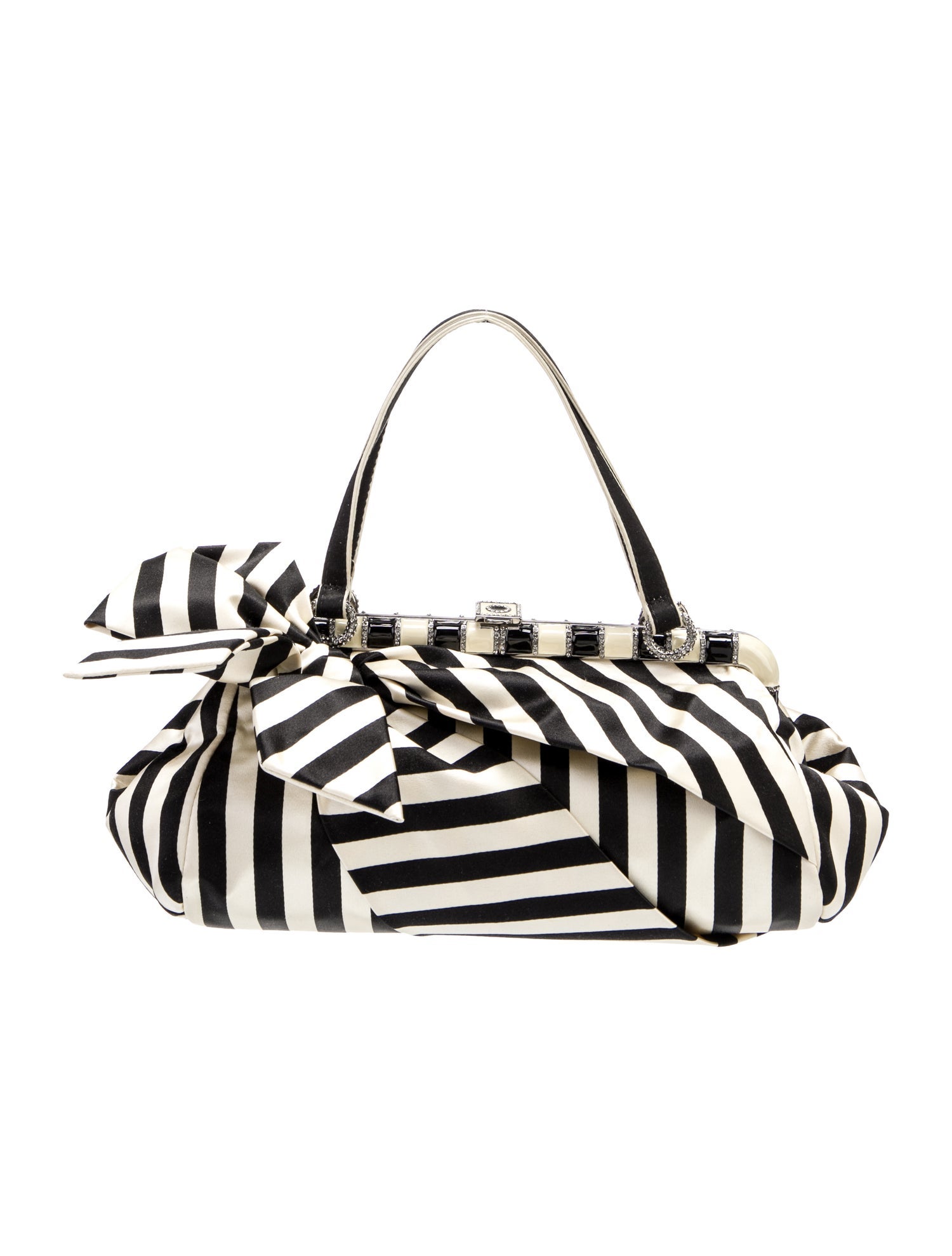 Valentino Satin Top Handle Bag