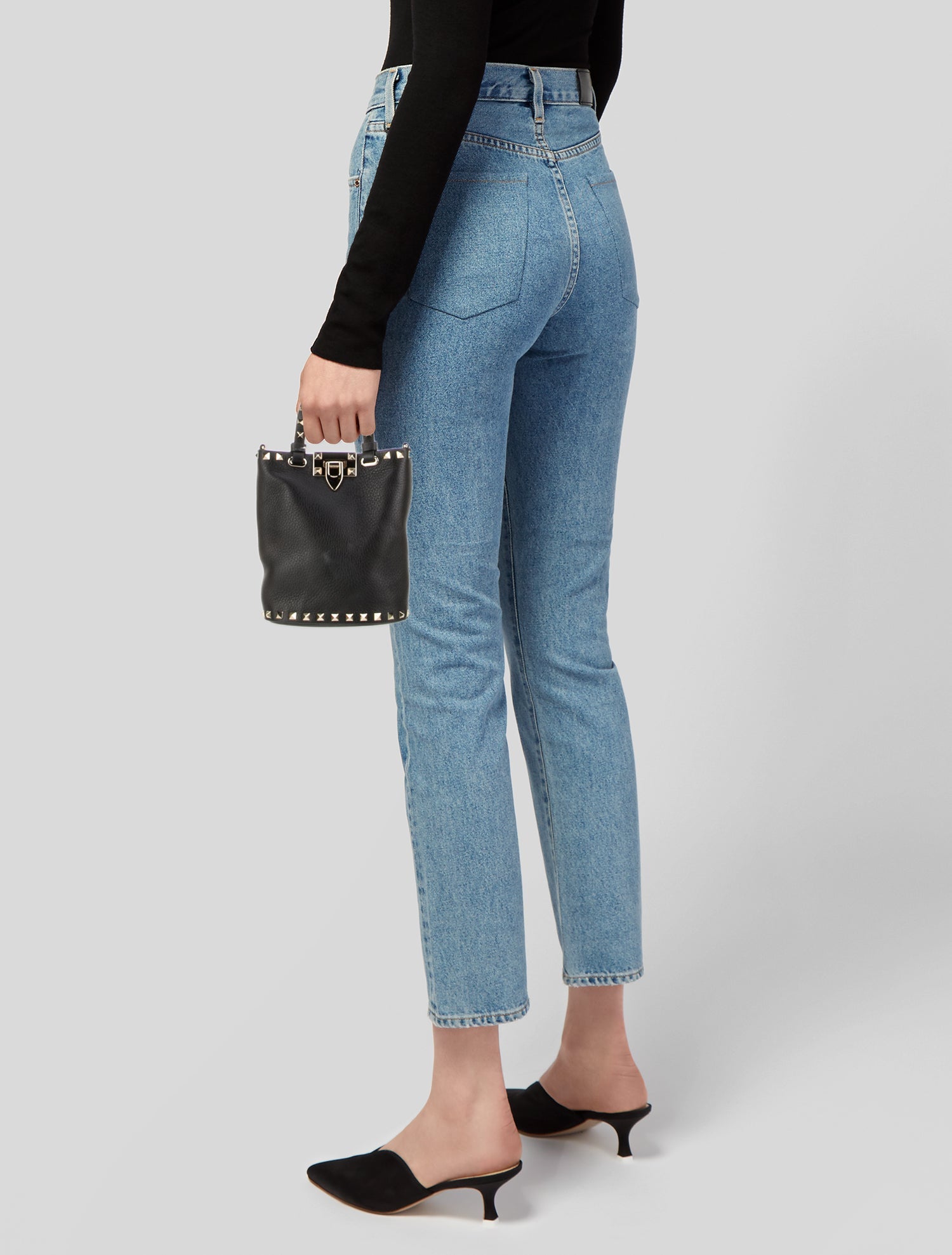 Valentino Rockstud Bucket Bag