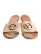 Valentino Leather Slides