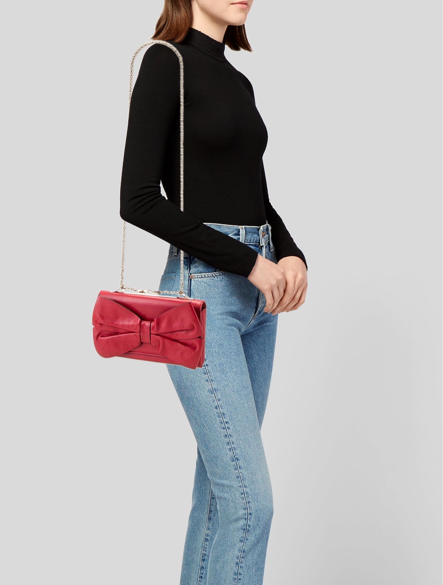 Valentino Leather Shoulder Bag