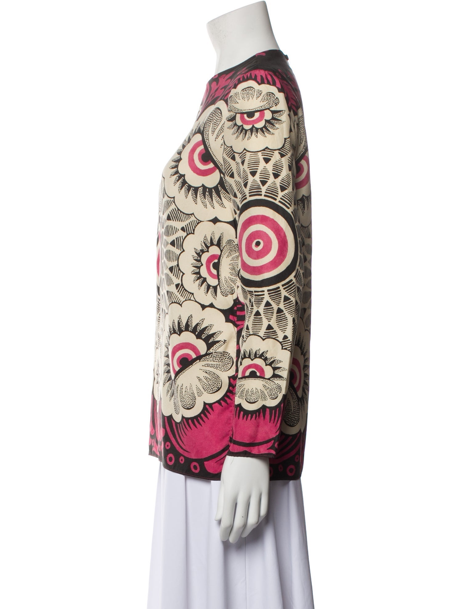 Valentino Silk Printed Blouse