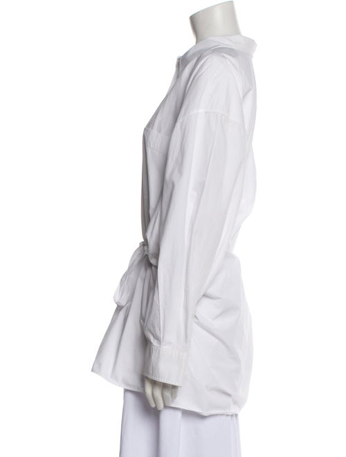 Valentino Long Sleeve Button-Up Top