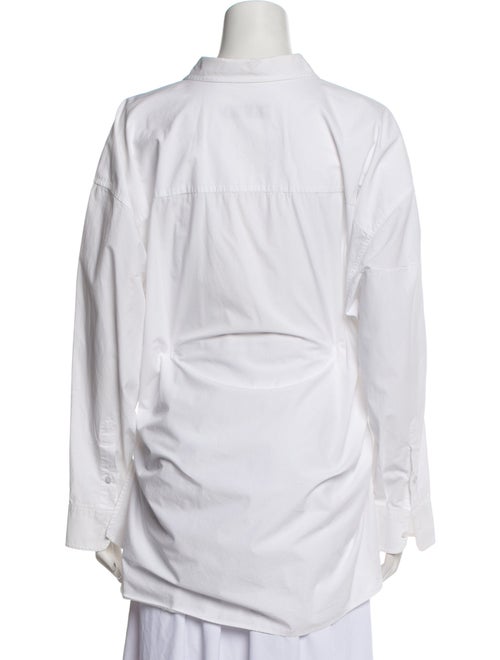 Valentino Long Sleeve Button-Up Top