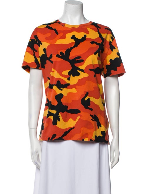 Valentino Printed Bateau Neckline T-Shirt