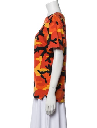 Valentino Printed Bateau Neckline T-Shirt