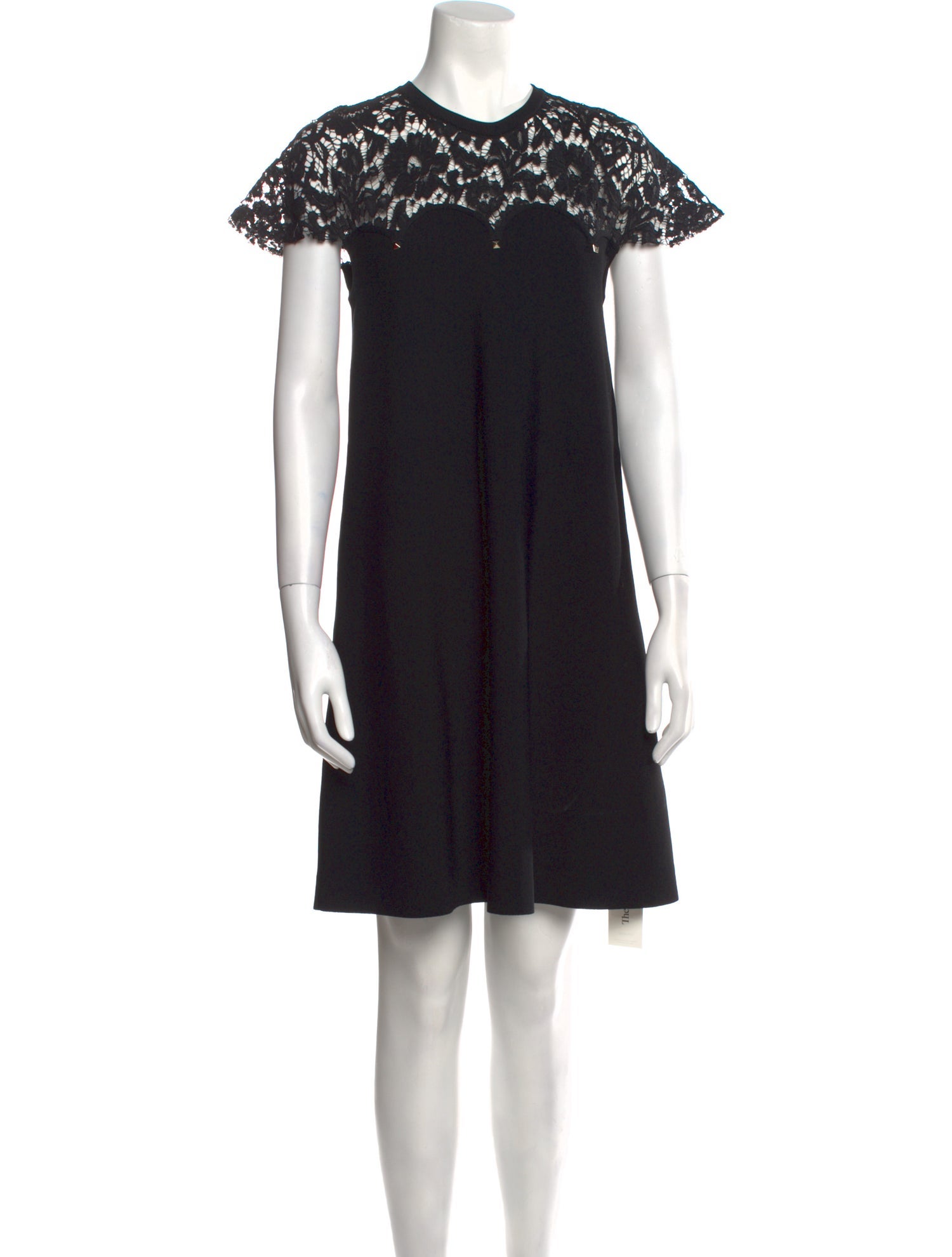 Valentino Crew Neck Mini Dress