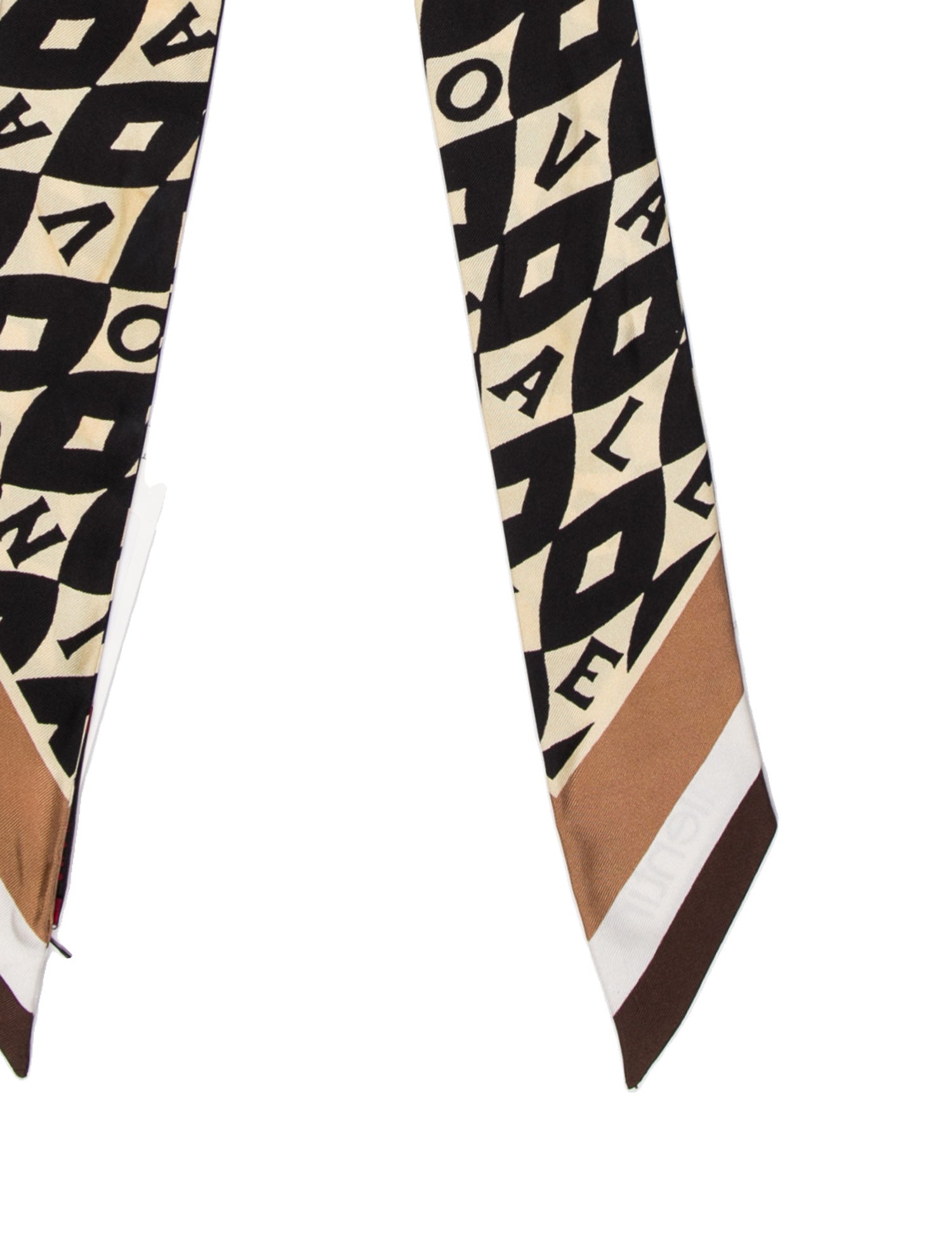 Valentino Twill Scarf Silk Scarf