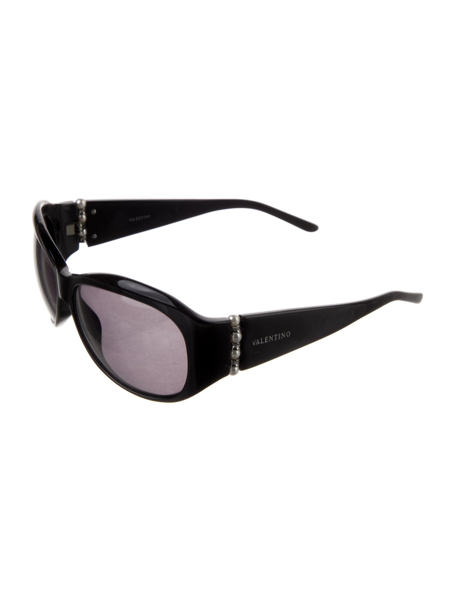Valentino Rockstud Accents Oversize Sunglasses
