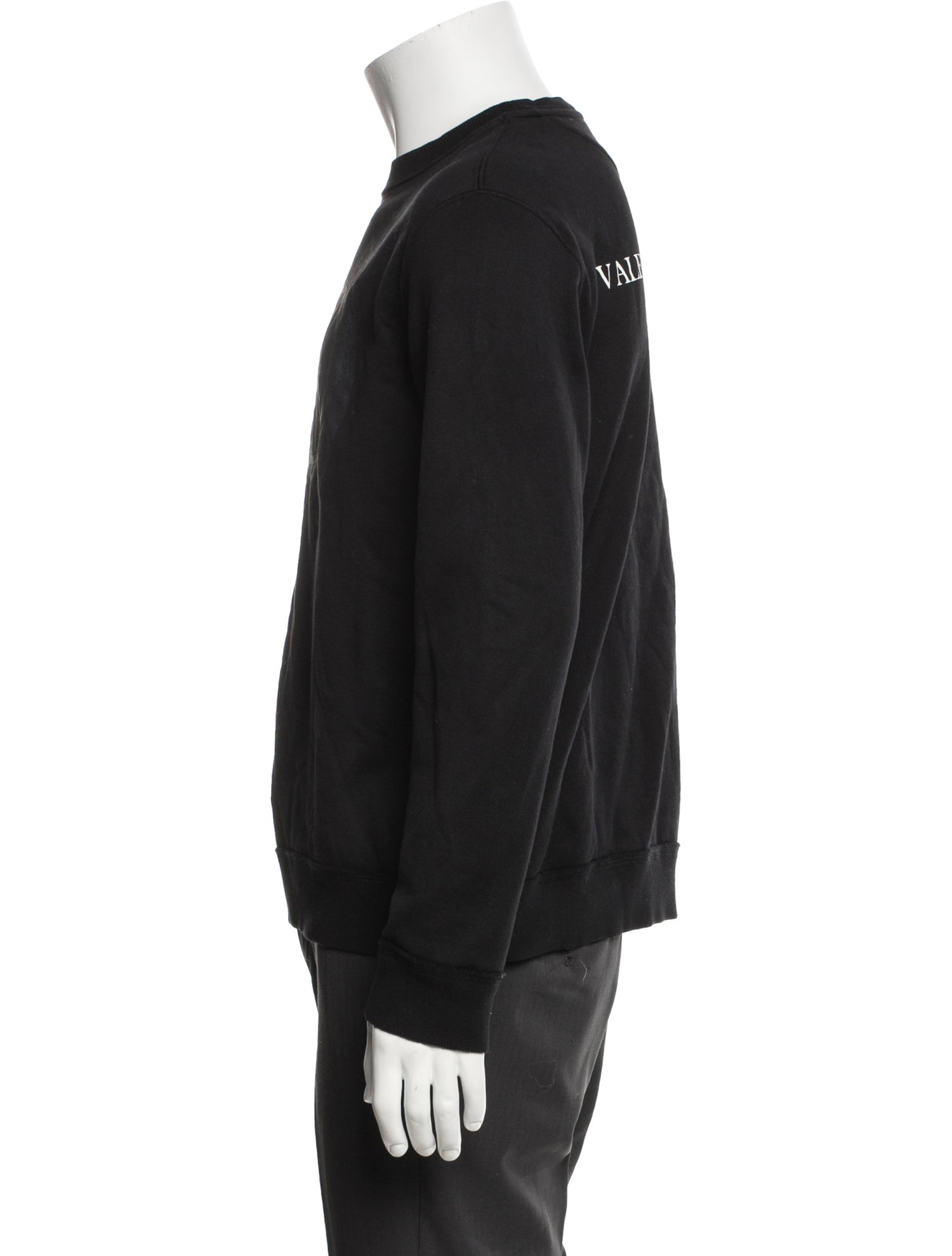 Valentino Rockstud Accents Graphic Print Pullover