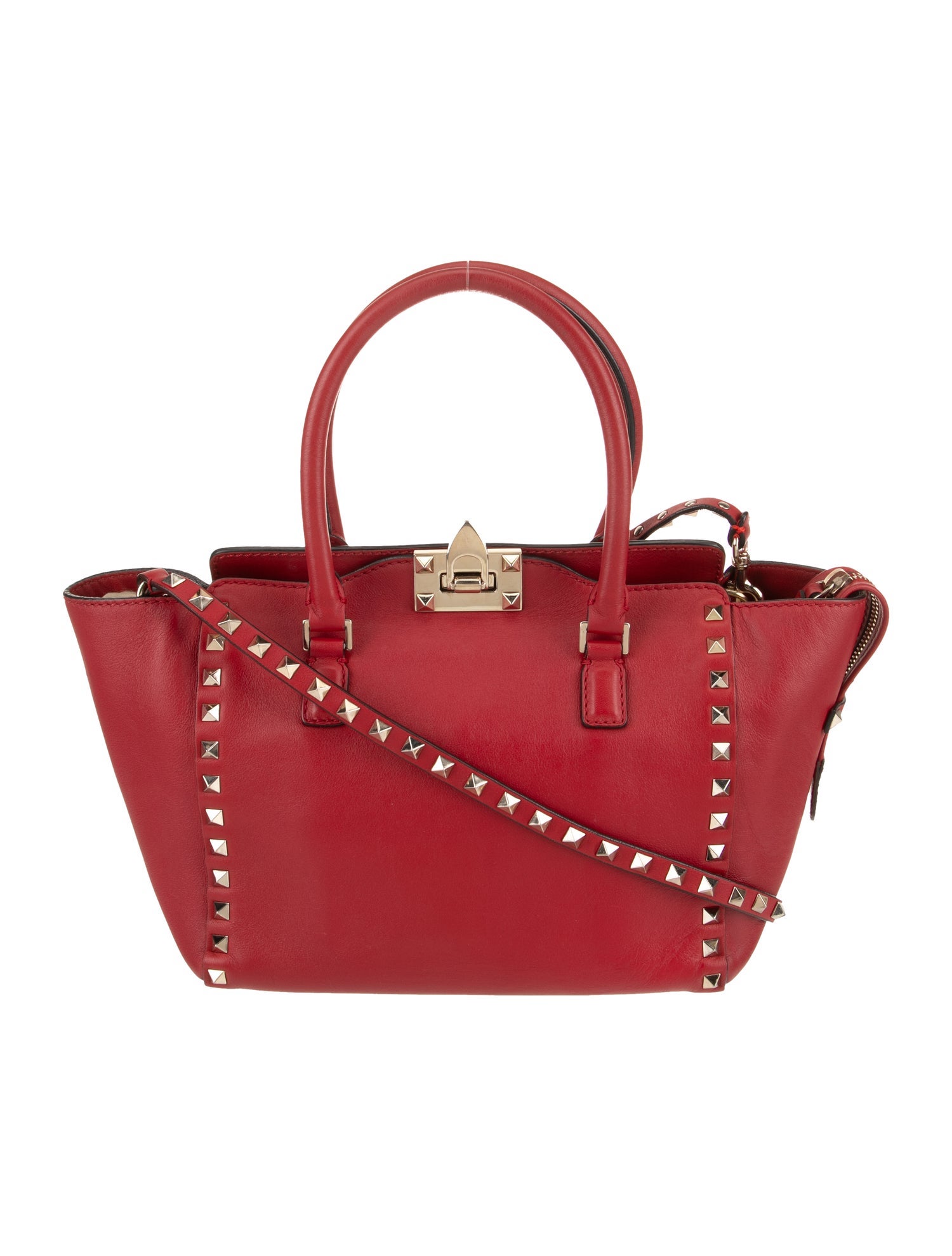 Valentino Leather Top Handle Bag