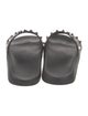 Valentino Rockstud Accents Rubber Slides