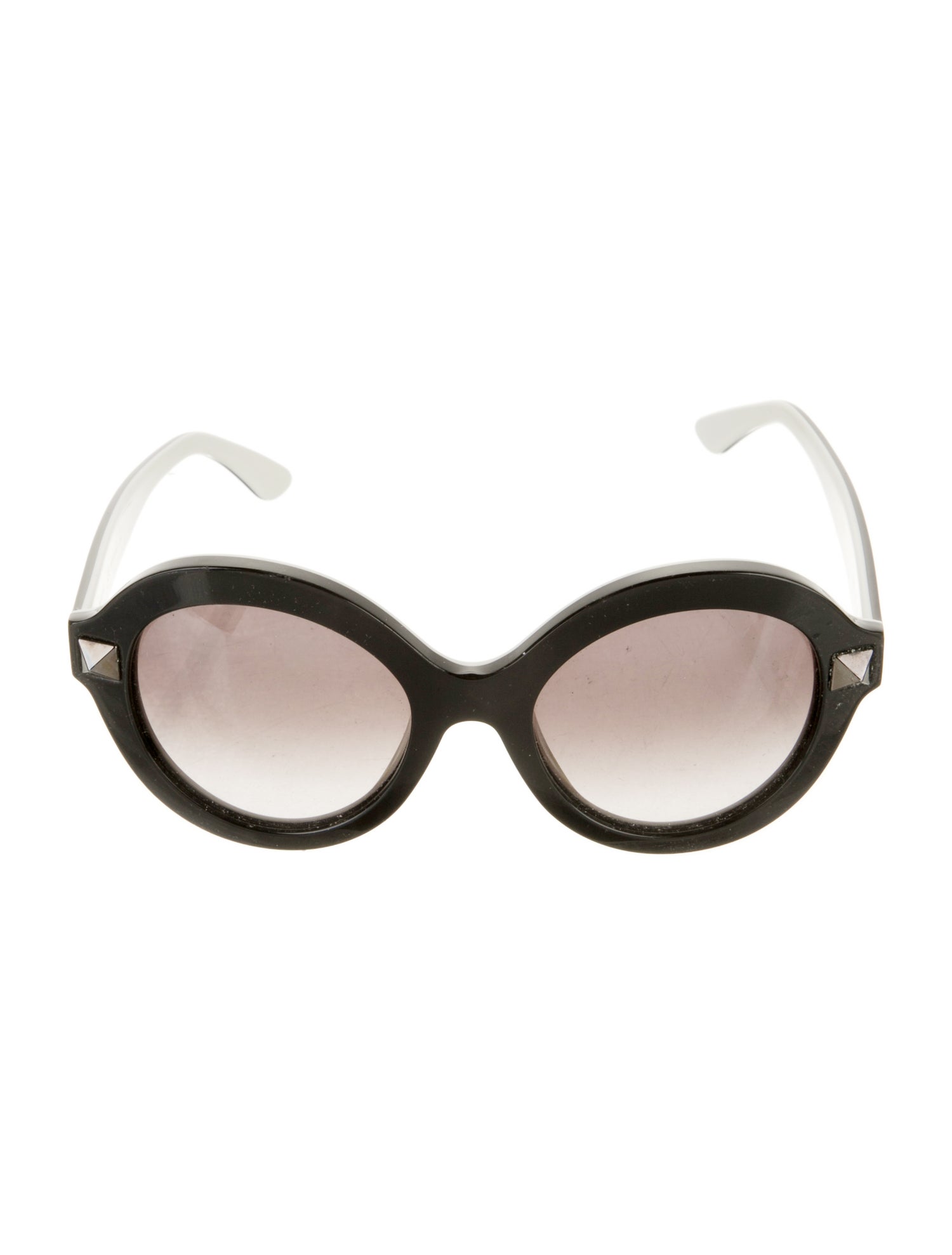 Valentino Rockstud Accents Oversize Sunglasses