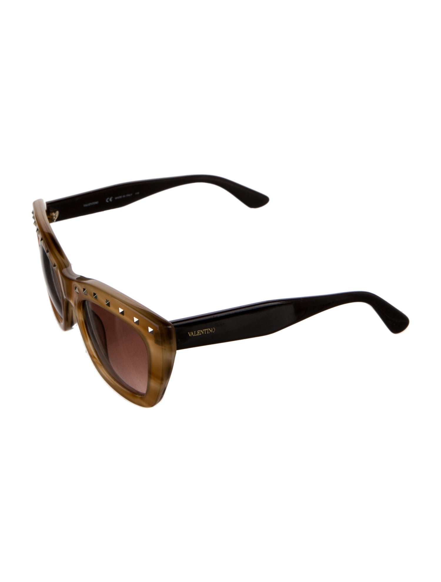 Valentino Rockstud Accents Cat-Eye Sunglasses