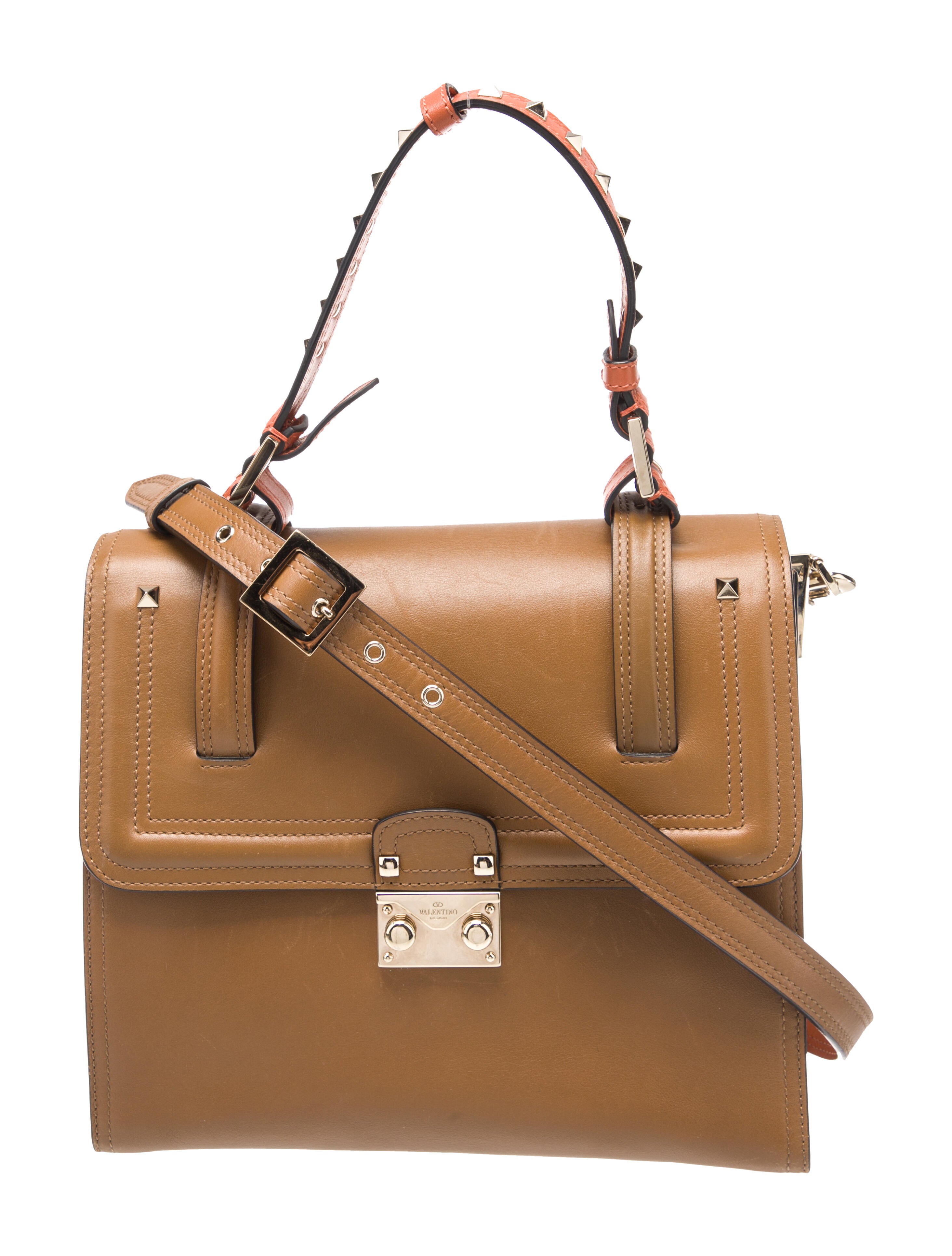 Valentino Rockstud Top Handle Bag