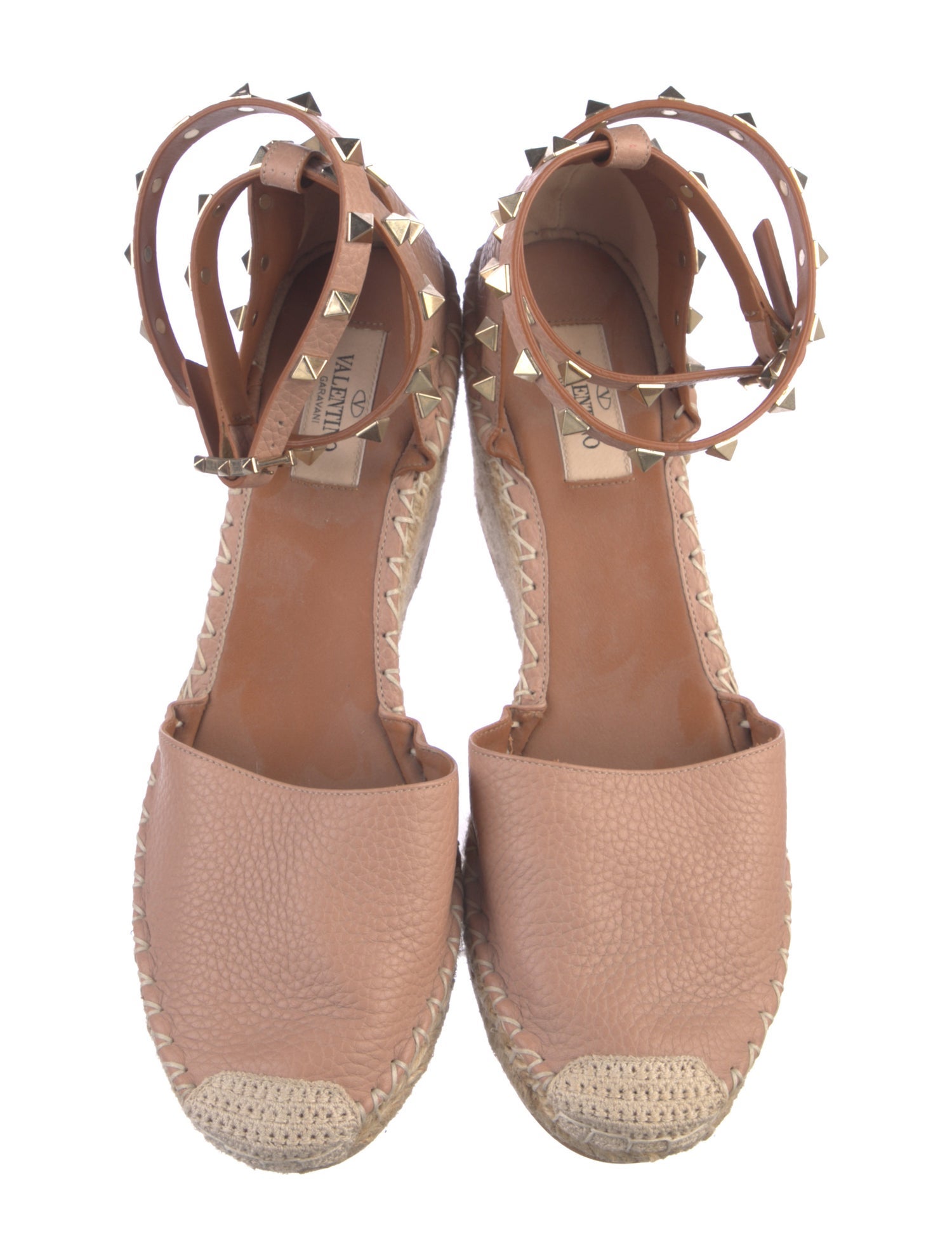 Valentino Rockstud Accents Leather D'Orsay Pumps