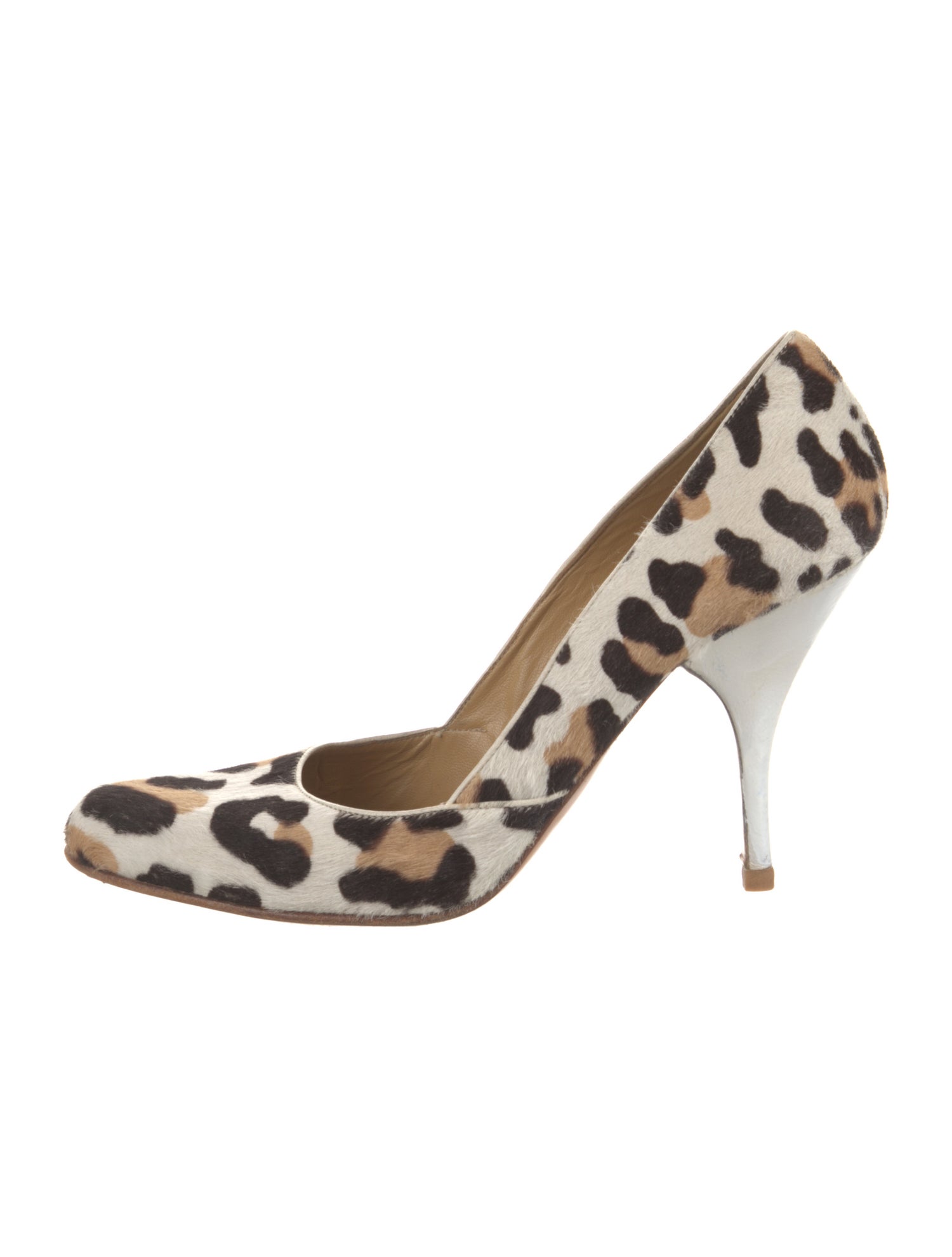 Valentino Ponyhair Animal Print Pumps