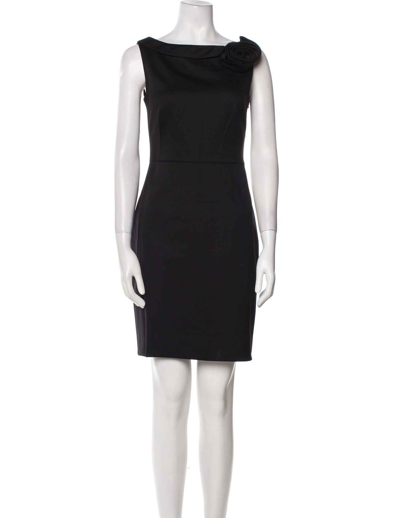 Valentino Bateau Neckline Mini Dress