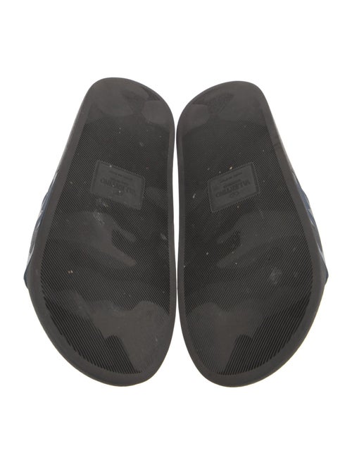 Valentino Rubber Printed Slides