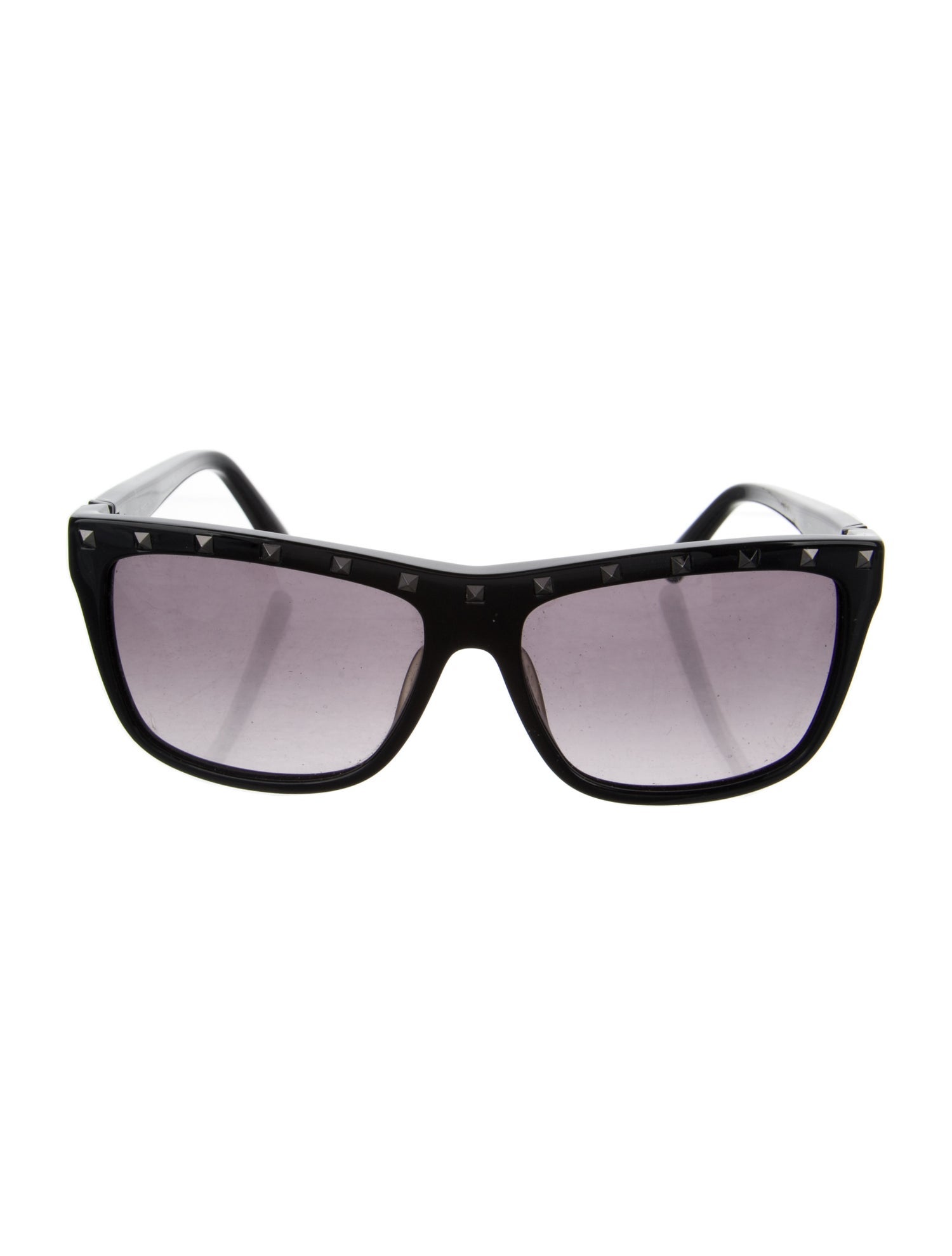 Valentino Rockstud Accents Square Sunglasses