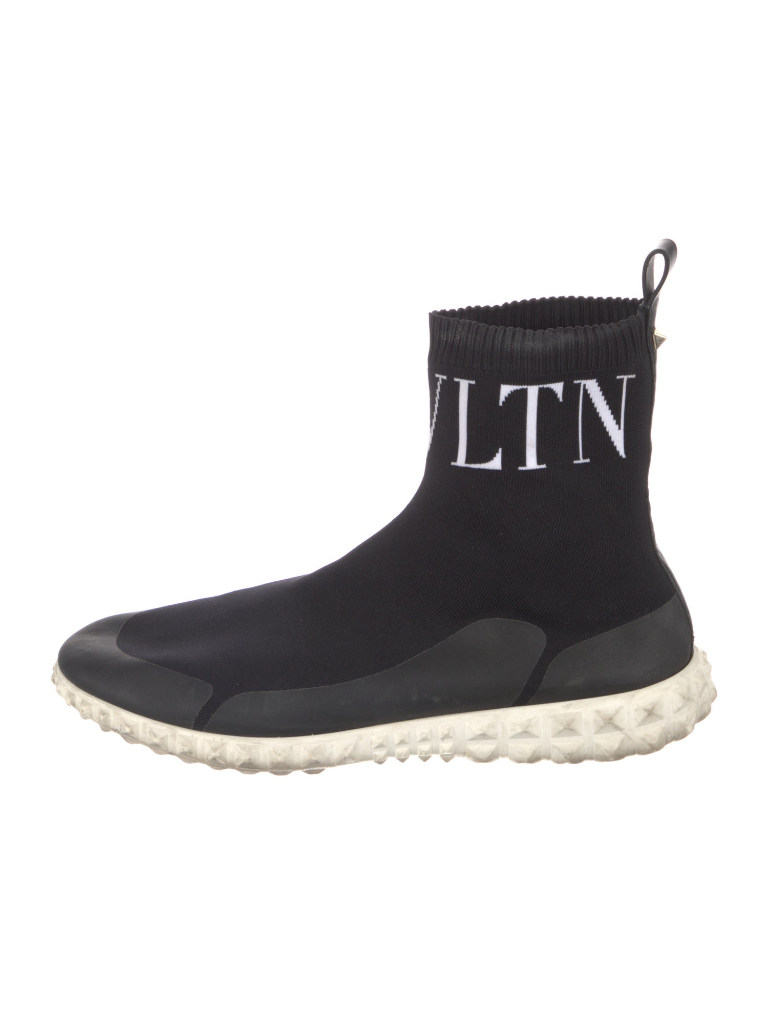 Valentino Rockstud Accents Studded Accents Sock Sneakers