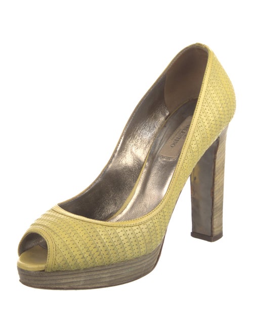 Valentino Leather Espadrilles