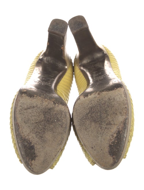 Valentino Leather Espadrilles