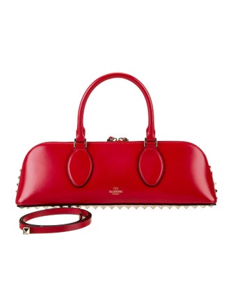 Valentino Rockstud Top Handle Bag