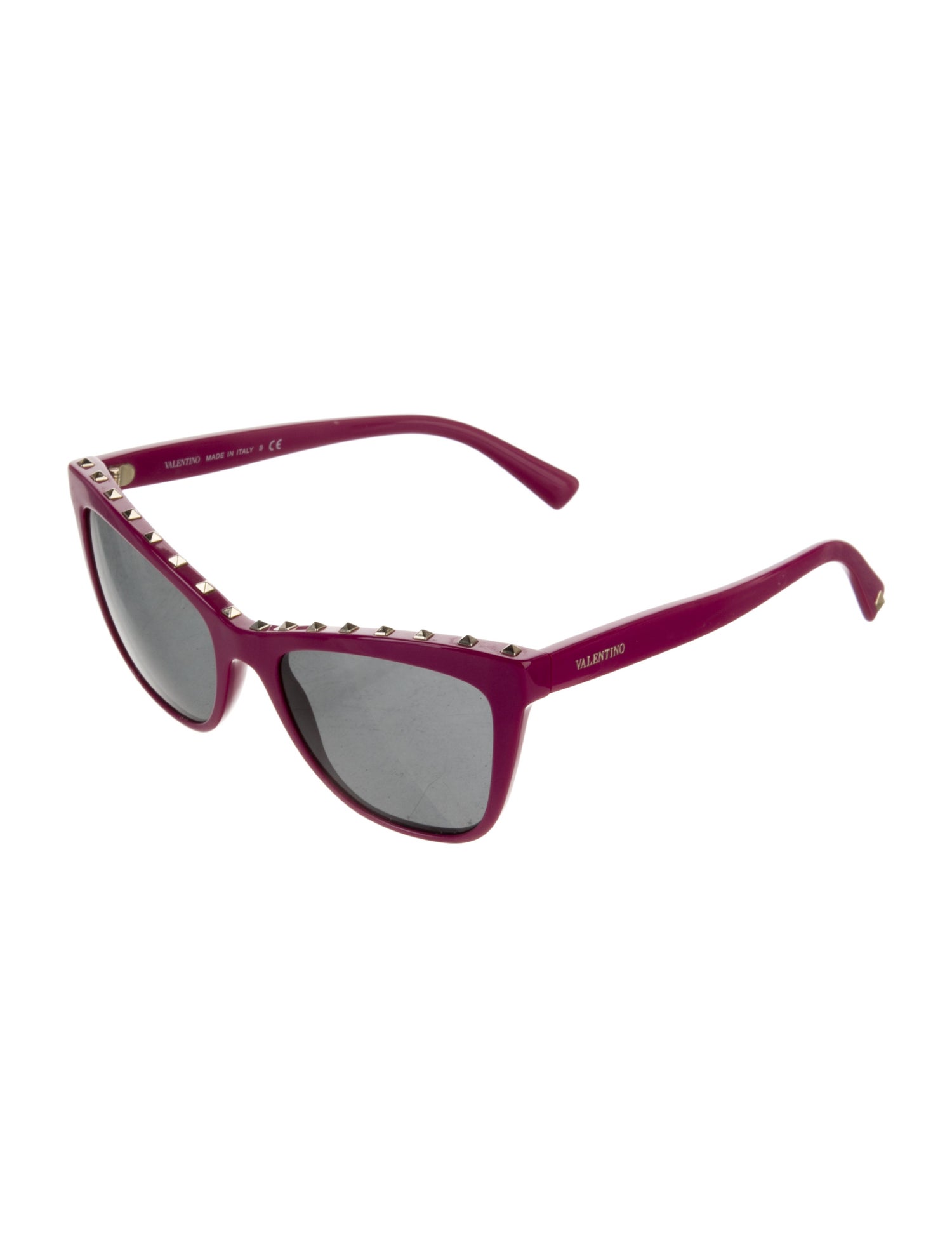 Valentino Rockstud Accents Cat-Eye Sunglasses