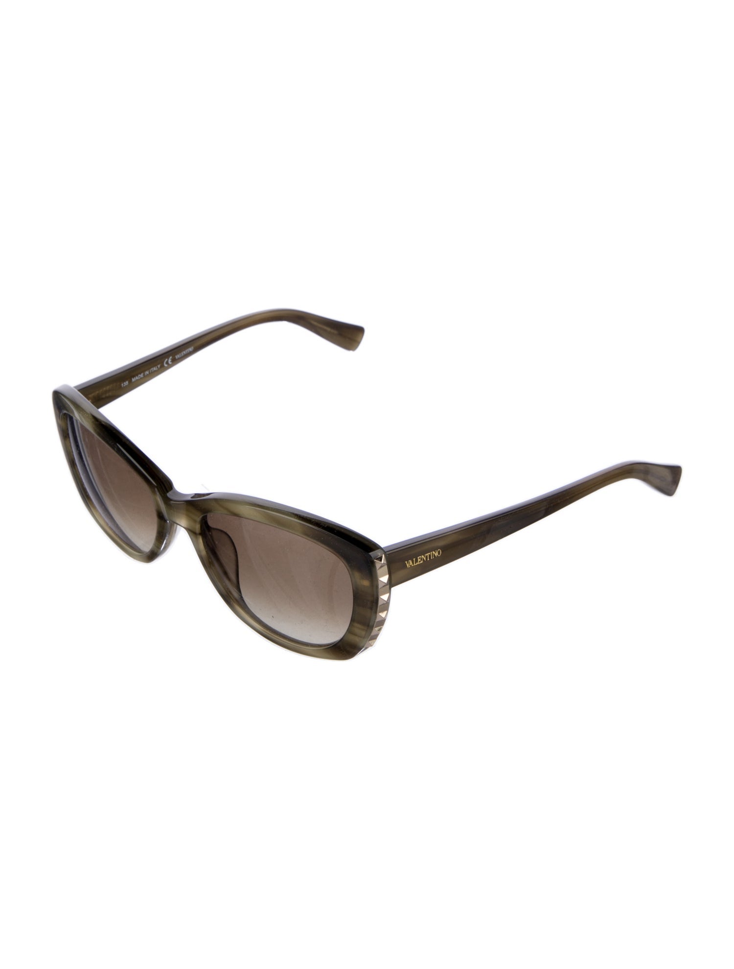 Valentino Rockstud Accents Cat-Eye Sunglasses