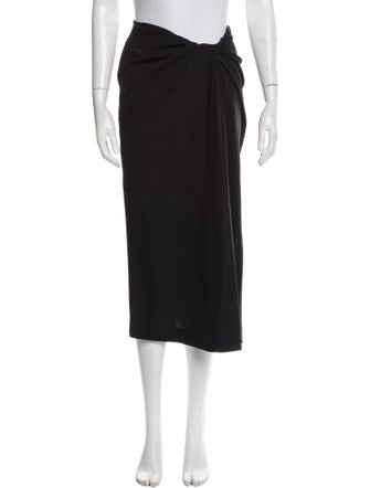 Valentino Silk Midi Length Skirt