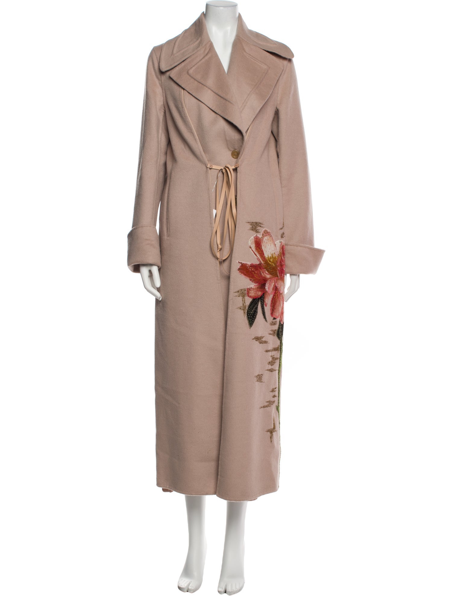 Valentino Virgin Wool Trench Coat