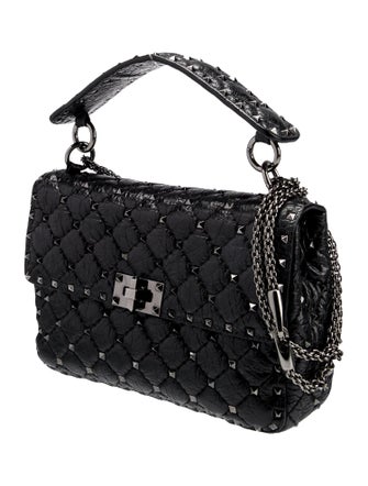 Valentino Rockstud Top Handle Bag Medium