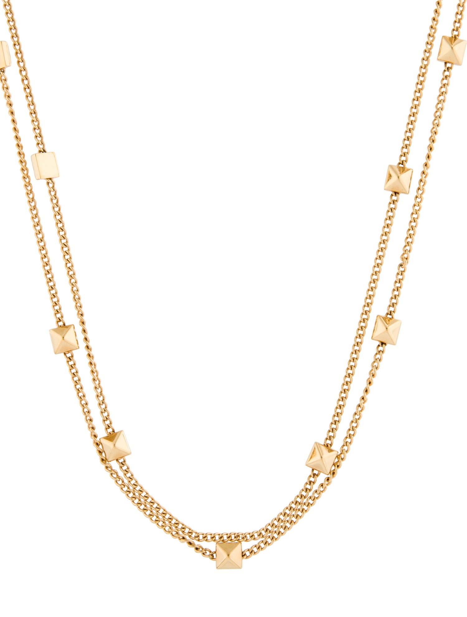 Valentino Rockstud Station Necklace