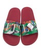 Valentino Rubber Printed Slides