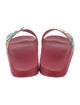 Valentino Rubber Printed Slides