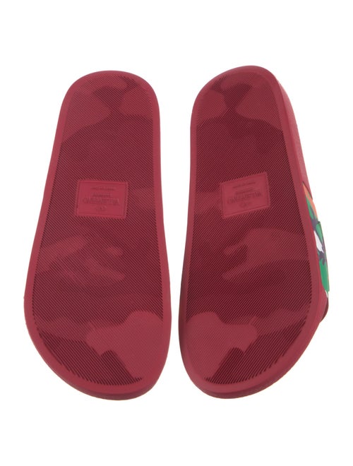Valentino Rubber Printed Slides