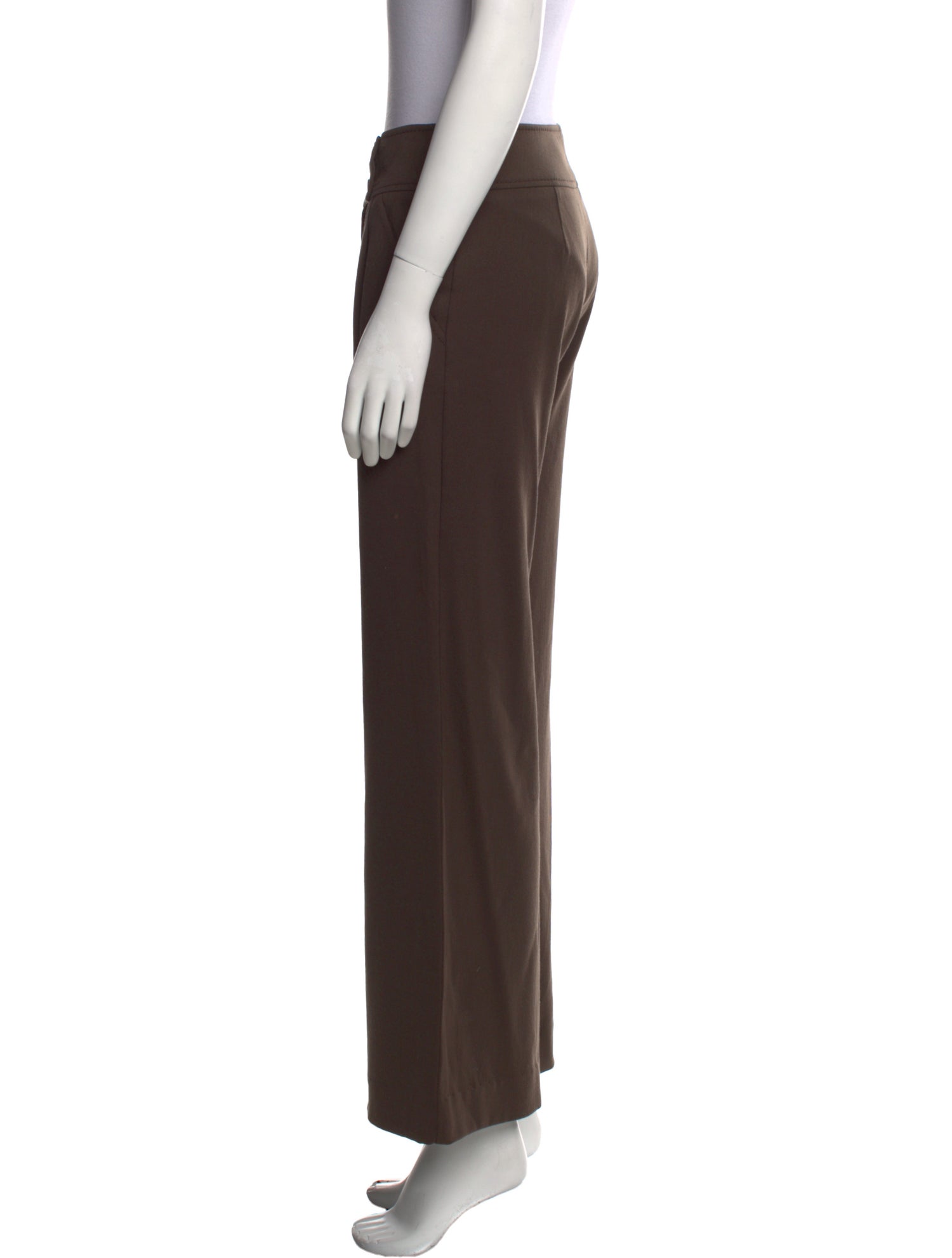 Valentino Virgin Wool Wide Leg Pants