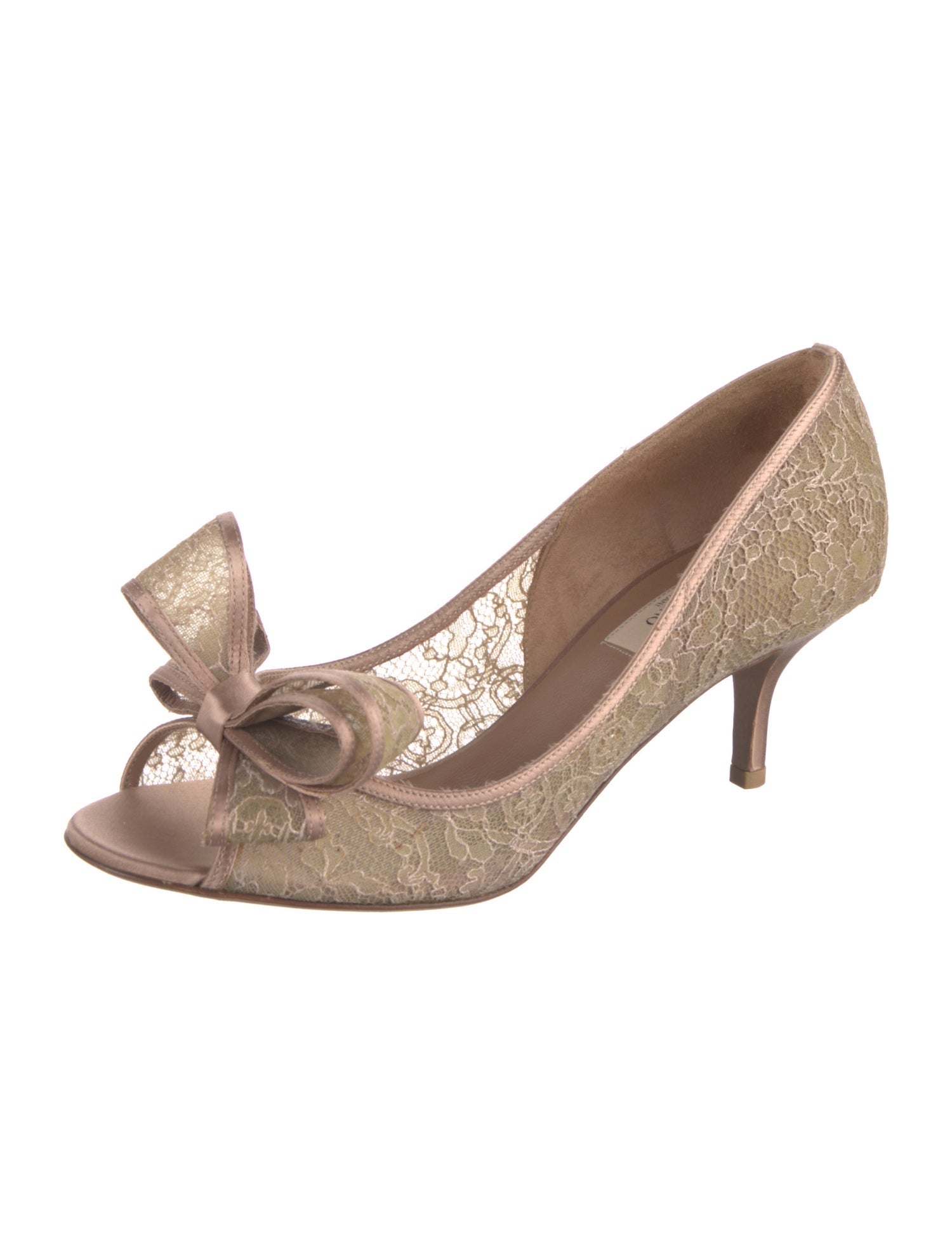 Valentino Lace Lace Pattern Espadrilles