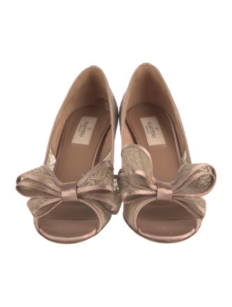 Valentino Lace Lace Pattern Espadrilles