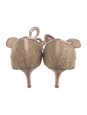 Valentino Lace Lace Pattern Espadrilles