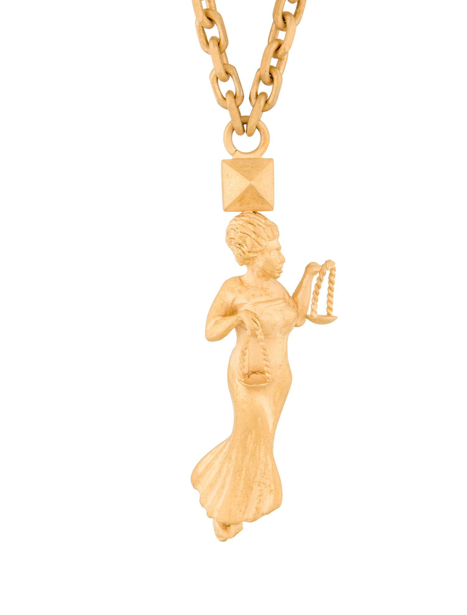 Valentino Libra Zodiac Pendant Necklace