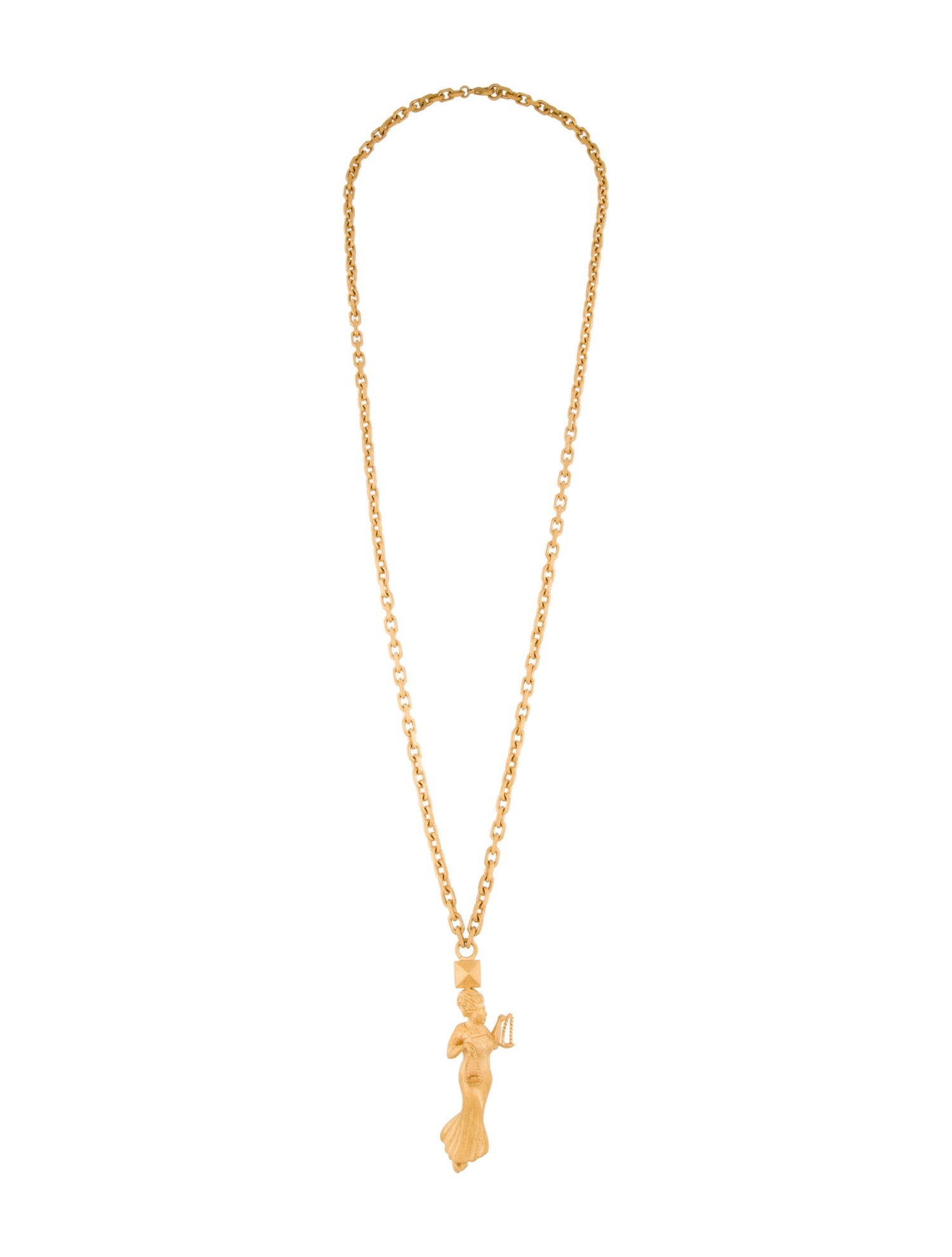 Valentino Libra Zodiac Pendant Necklace