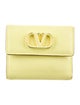 Valentino Vlogo Leather Compact Wallet